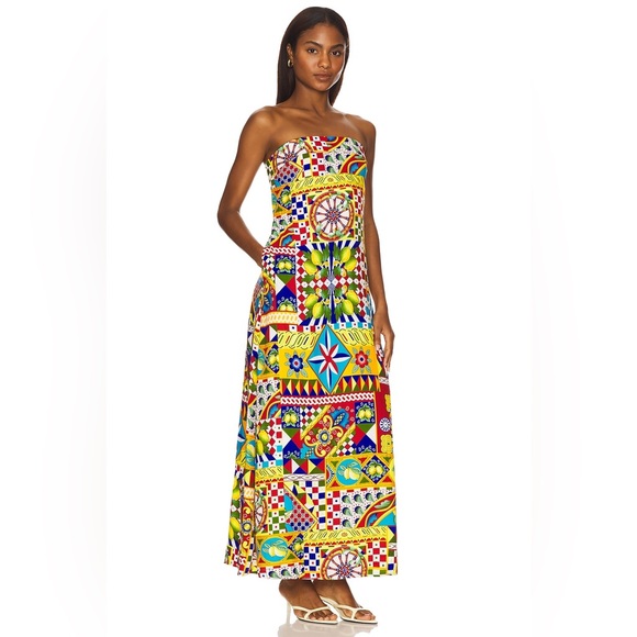 SEVEN WONDERS Saphira Maxi Dress in Phaedra size medium women’s colorful - Picture 3 of 12